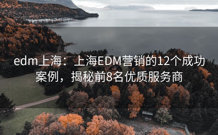 edm上海：上海EDM营销的12个成功案例，揭秘前8名优质服务商