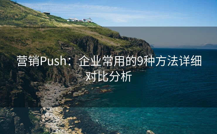 营销Push：企业常用的9种方法详细对比分析