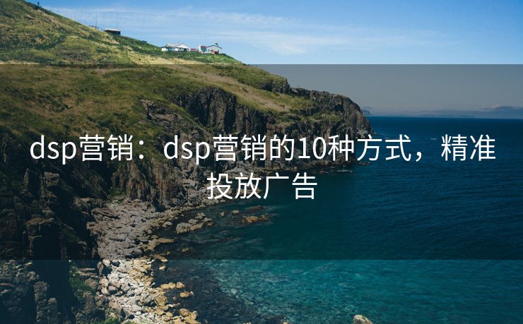 dsp营销：dsp营销的10种方式，精准投放广告