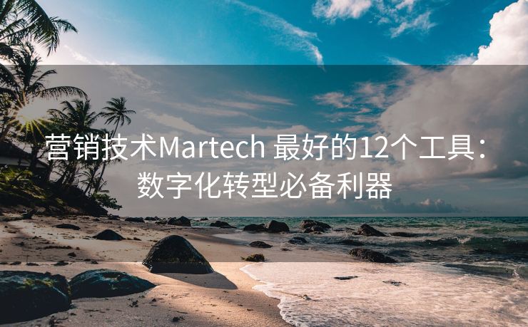 营销技术Martech 最好的12个工具：数字化转型必备利器