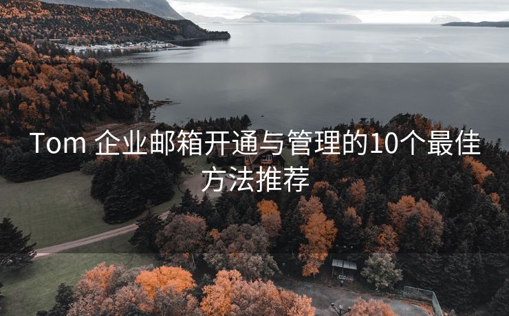 Tom 企业邮箱开通与管理的10个最佳方法推荐