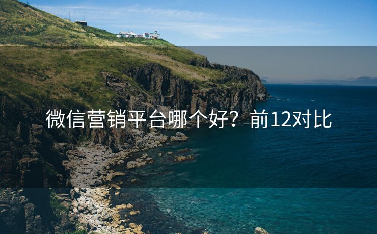 微信营销平台哪个好？前12对比